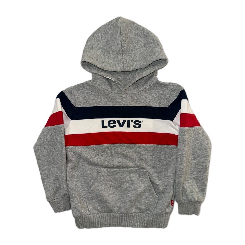 Levi's Kids Toddler Pullover Hoodie gray sweater Size 4T